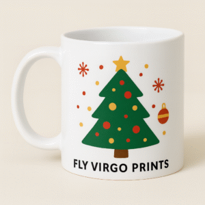 White Christmas Tree Mug